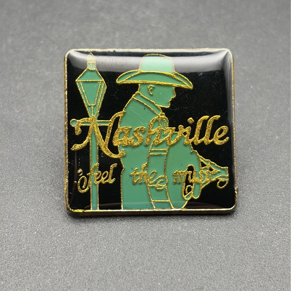 Nashville Tennessee Feel The Music Lapel Hat Pin